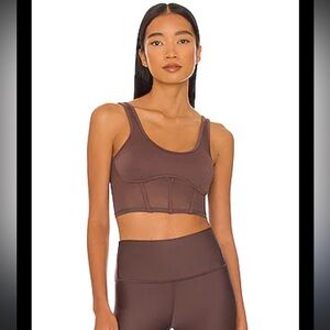 ALO Yoga Mesh Corset Top